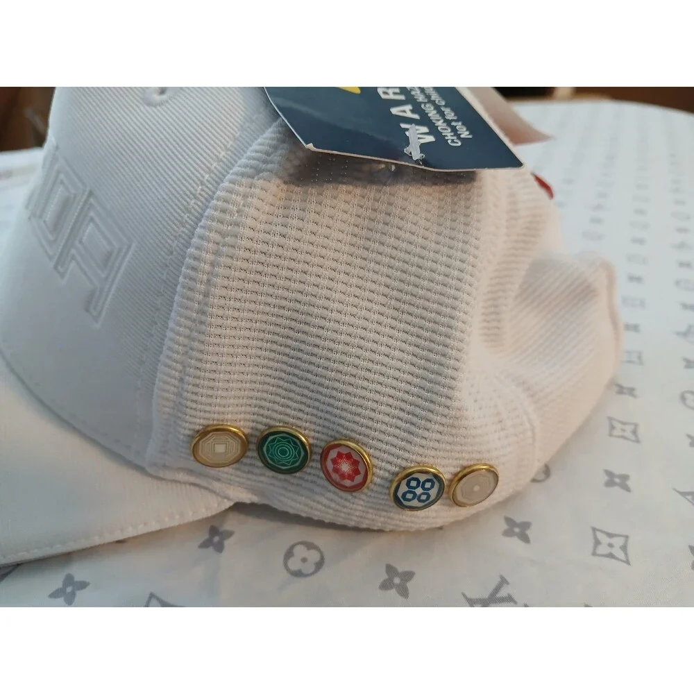 Olympic Hat Cap Canada Olympics HBC Ball Cap Adjustable Red Gold White